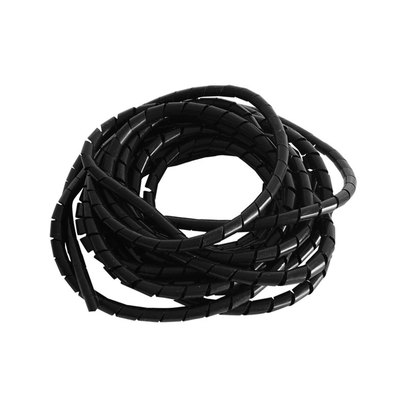 Osłona spiralna, 2-metrowa tuleja z drutu Ognioodporne rękawy opaską kablową(Black,20mm inside diameter)