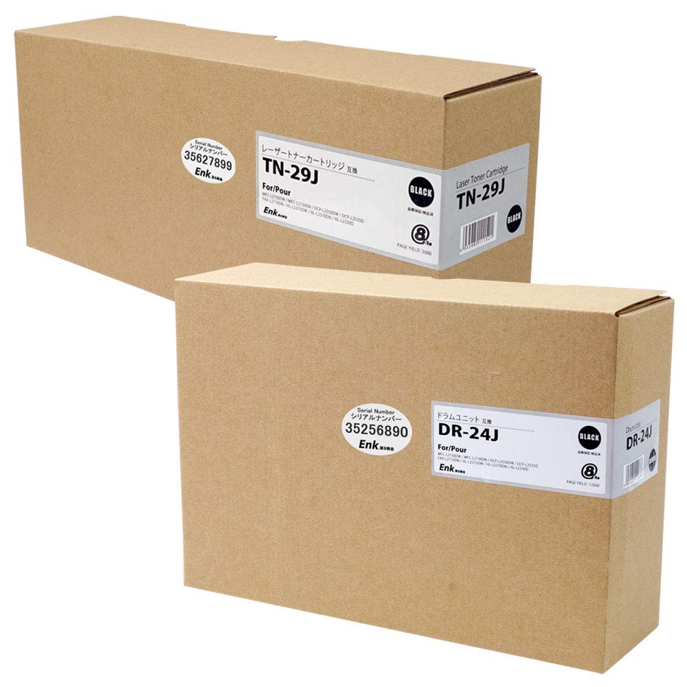 Amazon.co.jp: TN-29J/DR-24J【トナー+ドラムセット/計2本