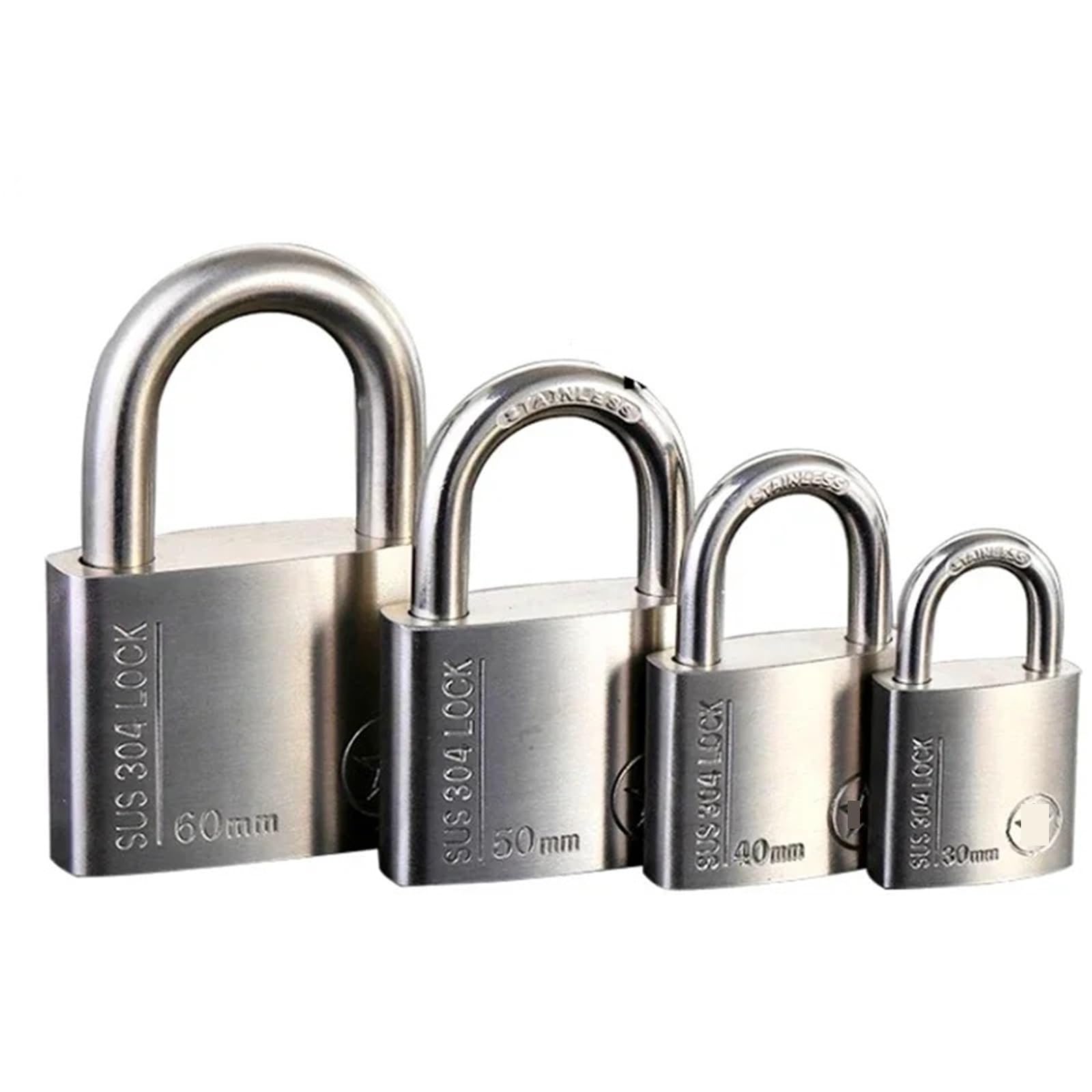 Cadenas en acier 40mm pour porte extérieure anti-rouille et vélo
