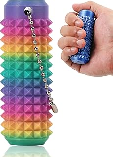 Little Ouchies Pain Fidget, Portable Stim Tools for Adults, 3D Printed Fidget Toys for Anxiety and Stress Relief (Rainbow1)