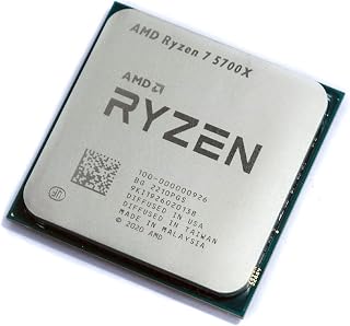 AMD Ryzen 7 5700X 8-Core Desktop Processor: 16 Threads, 65W TDP with CPU Cooler, 32MB L3 Cache, PCIe 4.0, up to 4.6 GHz boost, AM4, Zen 3, DDR4, Precision Boost 2, OEM Tray, Gaming, Home & Office