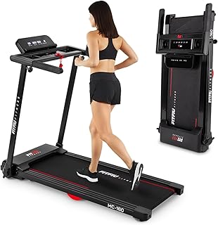 FITFIU FITNESS - Tapis de Course Pliable, Tapis Marche Pliable 14Km/h avec connectivité APP et Bluetooth, 12 Programmes et Support pour Le téléphone, Walking Pad Compact pour la Maison et Le Bureau