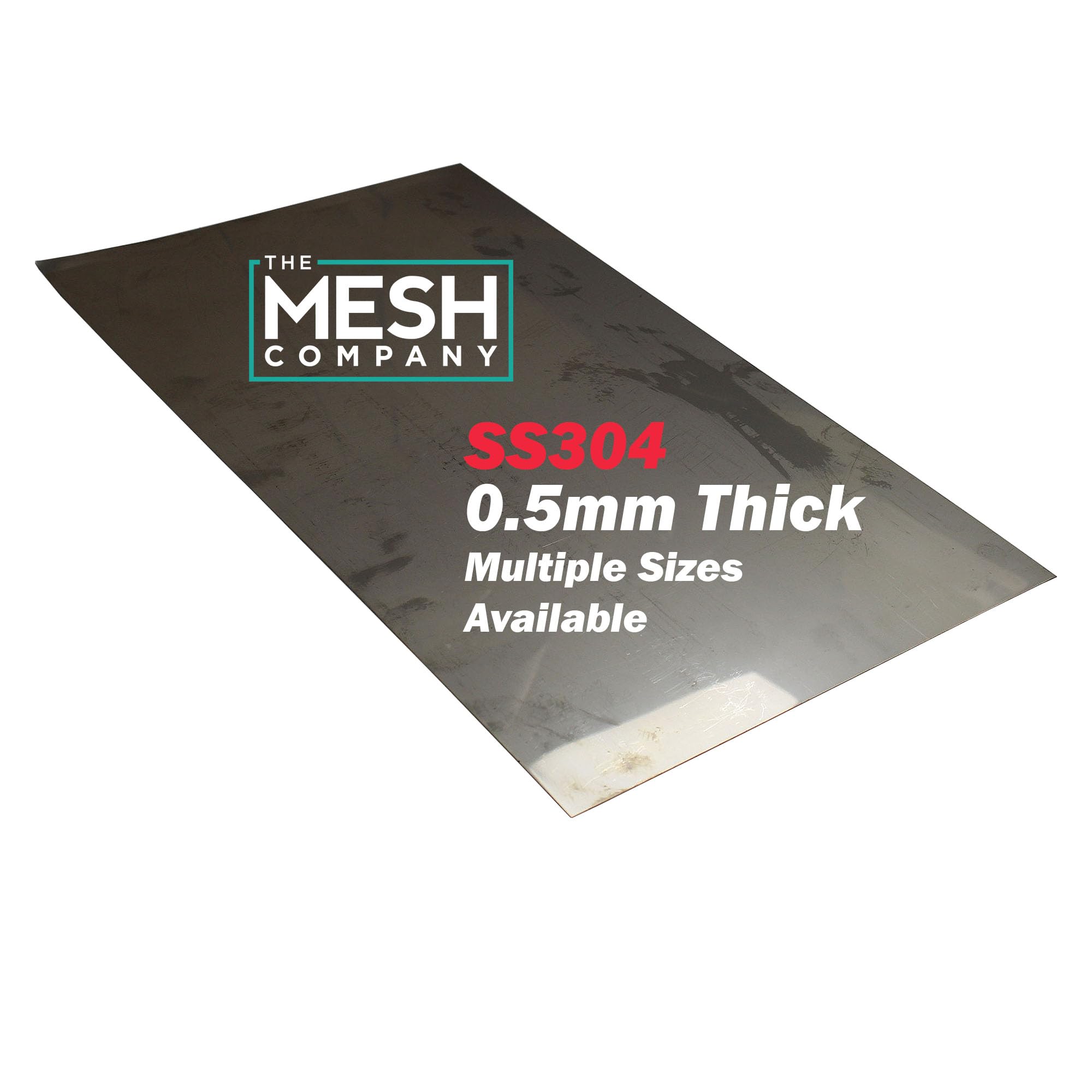 0.5mm 304 Stainless Steel Sheet Metal Plate Panel | 250 x 500mm (25cm x 50cm) Sheet (0.5mm Thick 200mm x 148mm - 2 Pack)