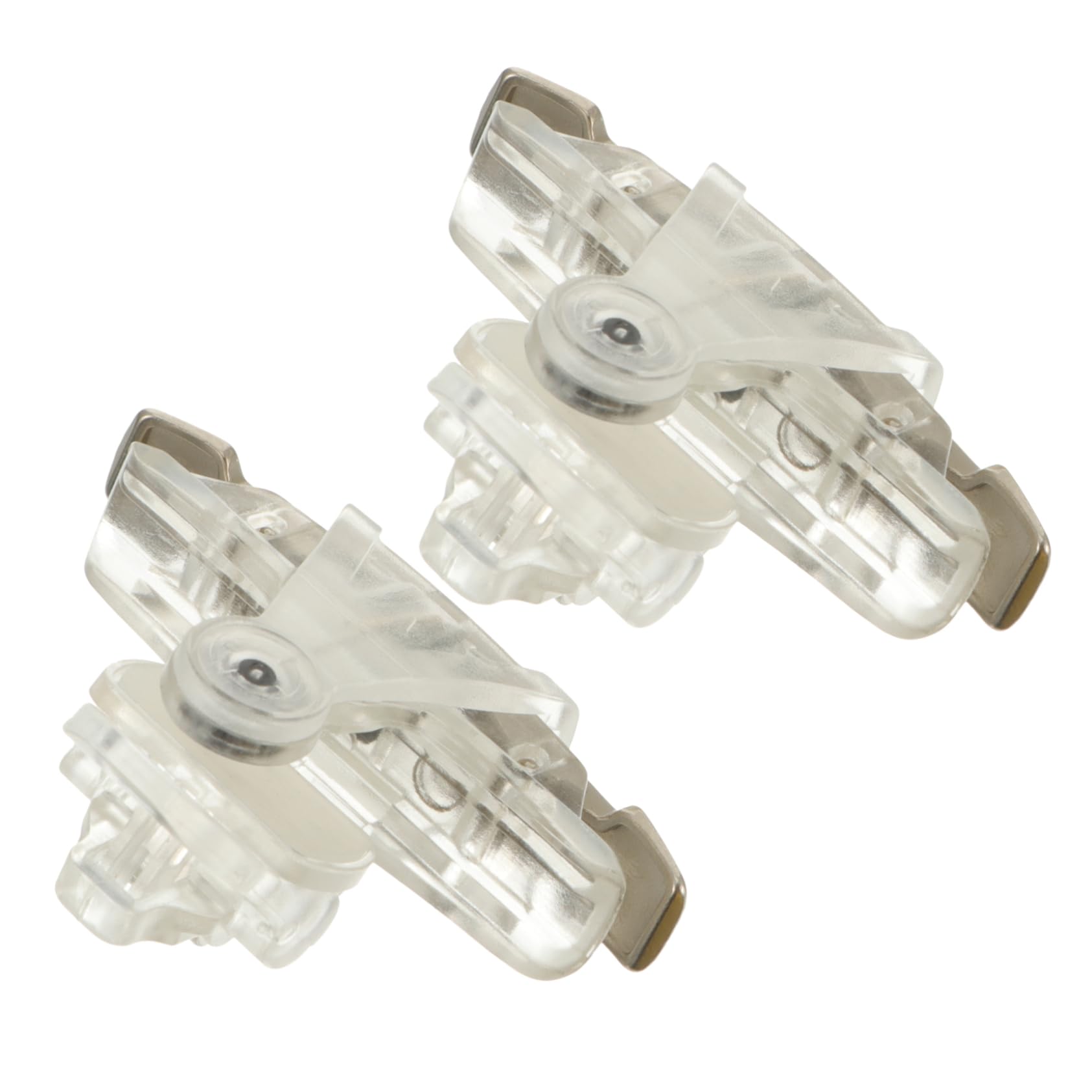 Manette De Jeu pour Smartphone Tirs, Déclencheur Mobile, Accessoire Transparent, Pince Réglable, Compatible Téléphone Portable, Jeu Shooting, Ensemble 2 Pièces
