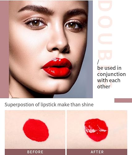 Miniatura 4 de Base Moisturizer Plumper Lip Gloss, potenciador de labios natural y suero para el cuidado de los labios, cuidado de día y noche, potenciador de