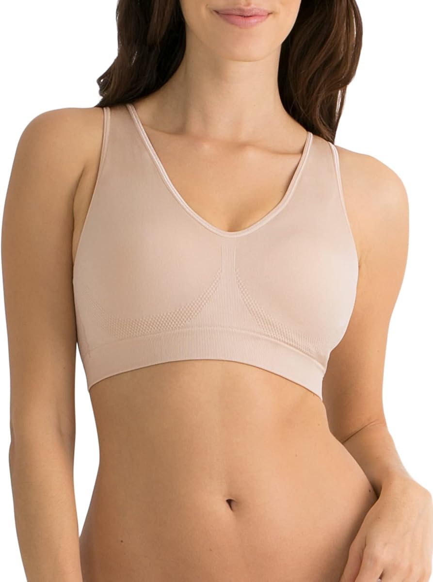 Women's Seamless Pullover Bra – Soft Stretch Fabric with Built-in Cups