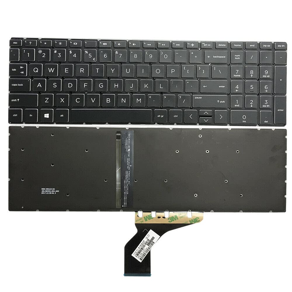 Clavier Pour Ordinateur Portable For HP EliteBook Folio 9480 9480m Noir