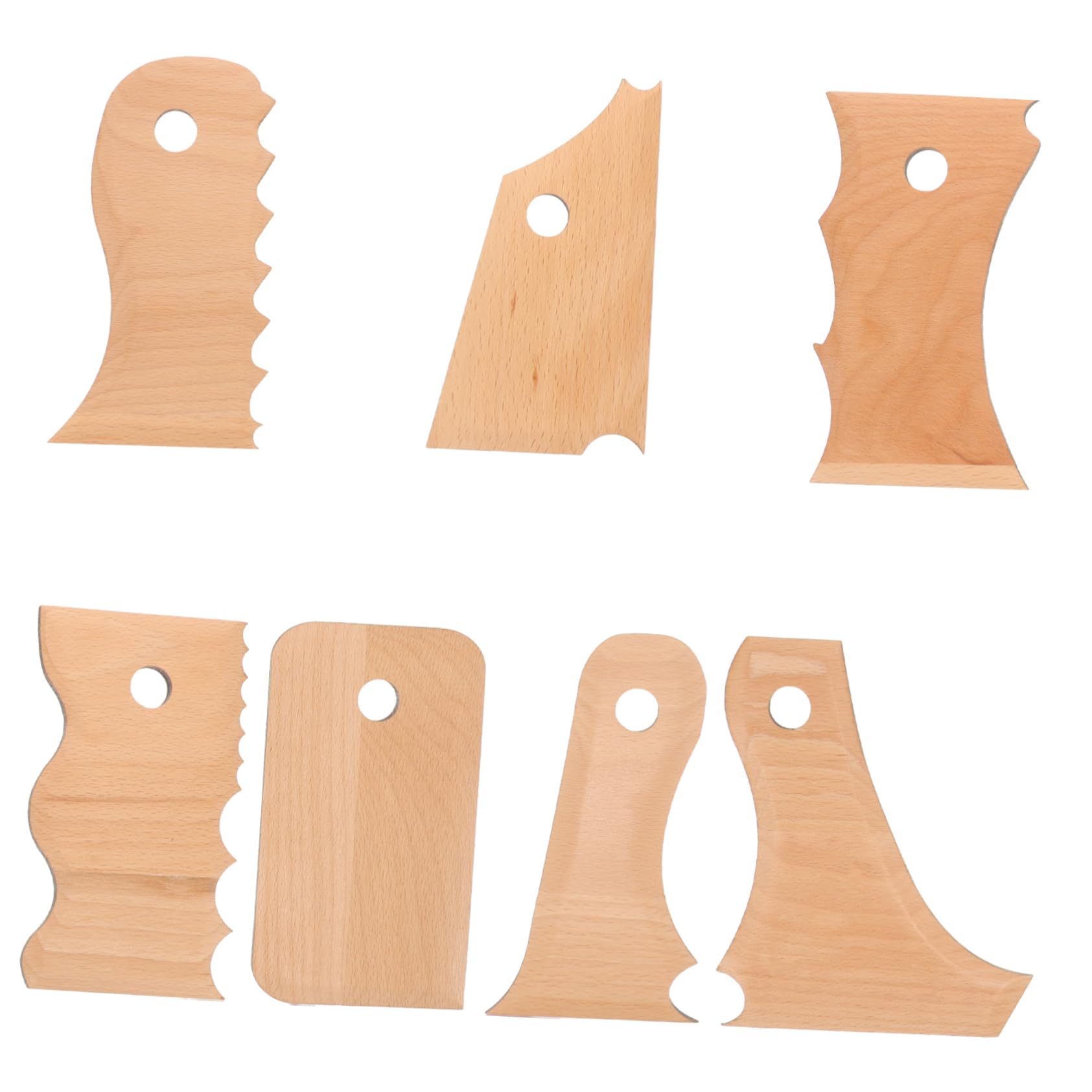 NUOBESTY 21piezas Herramientas De Escultura De Arcilla Herramientas Para Modelado y Recorte Kit De Utensilios De Madera Para Artistas y Principiantes