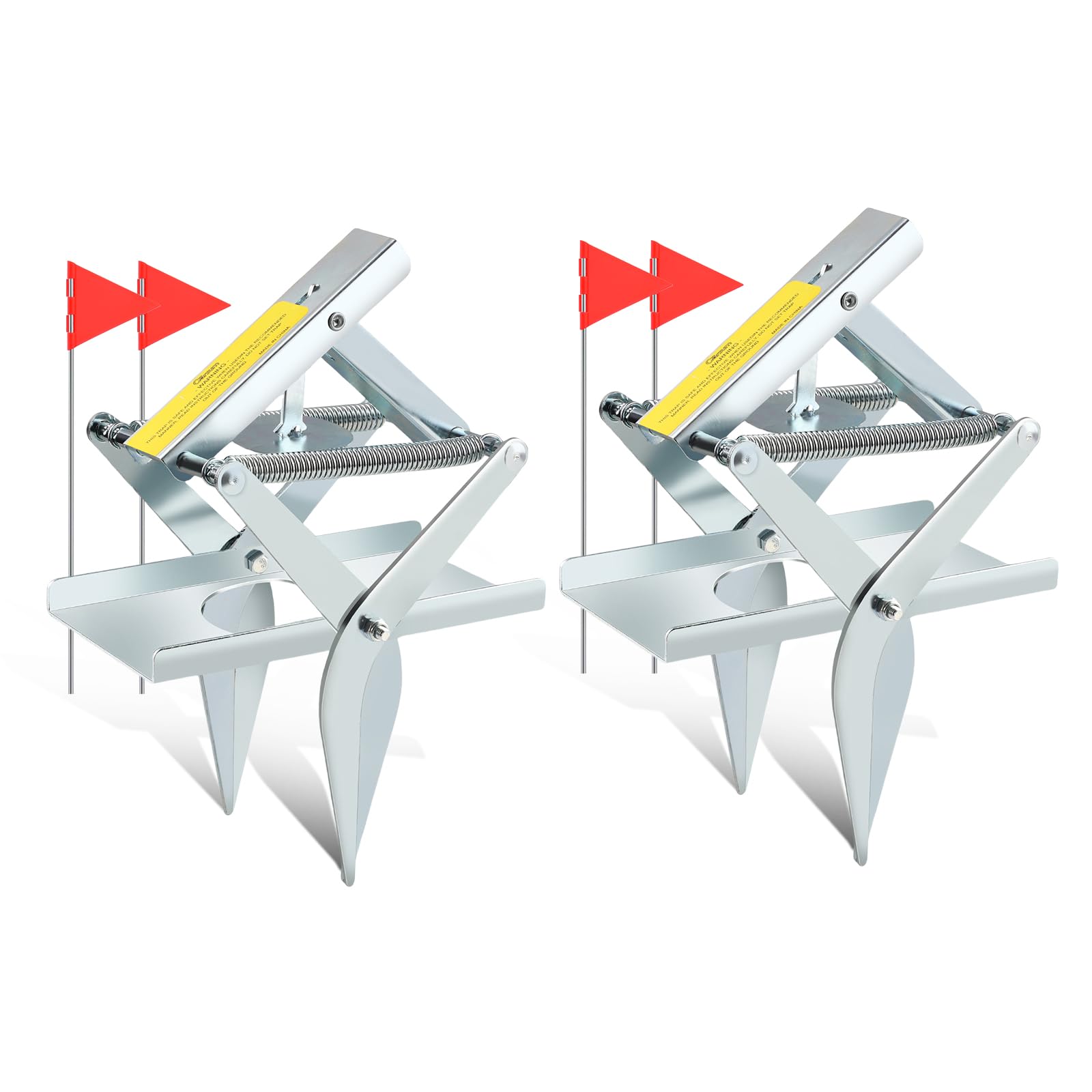 Garsum Plunger Mole Trap Reusable Quick and Clean Kill,2 Scissor Traps