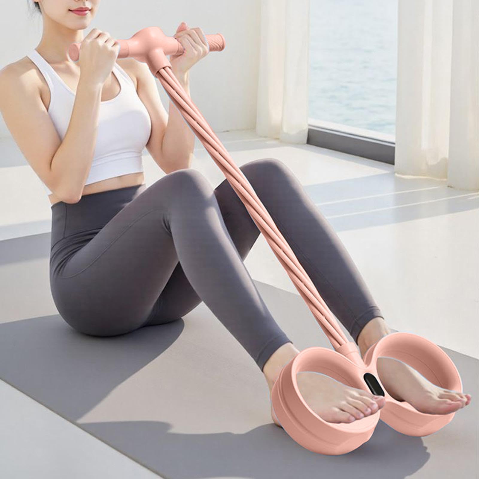 Attrezzatura elastica per allenamento a pedale