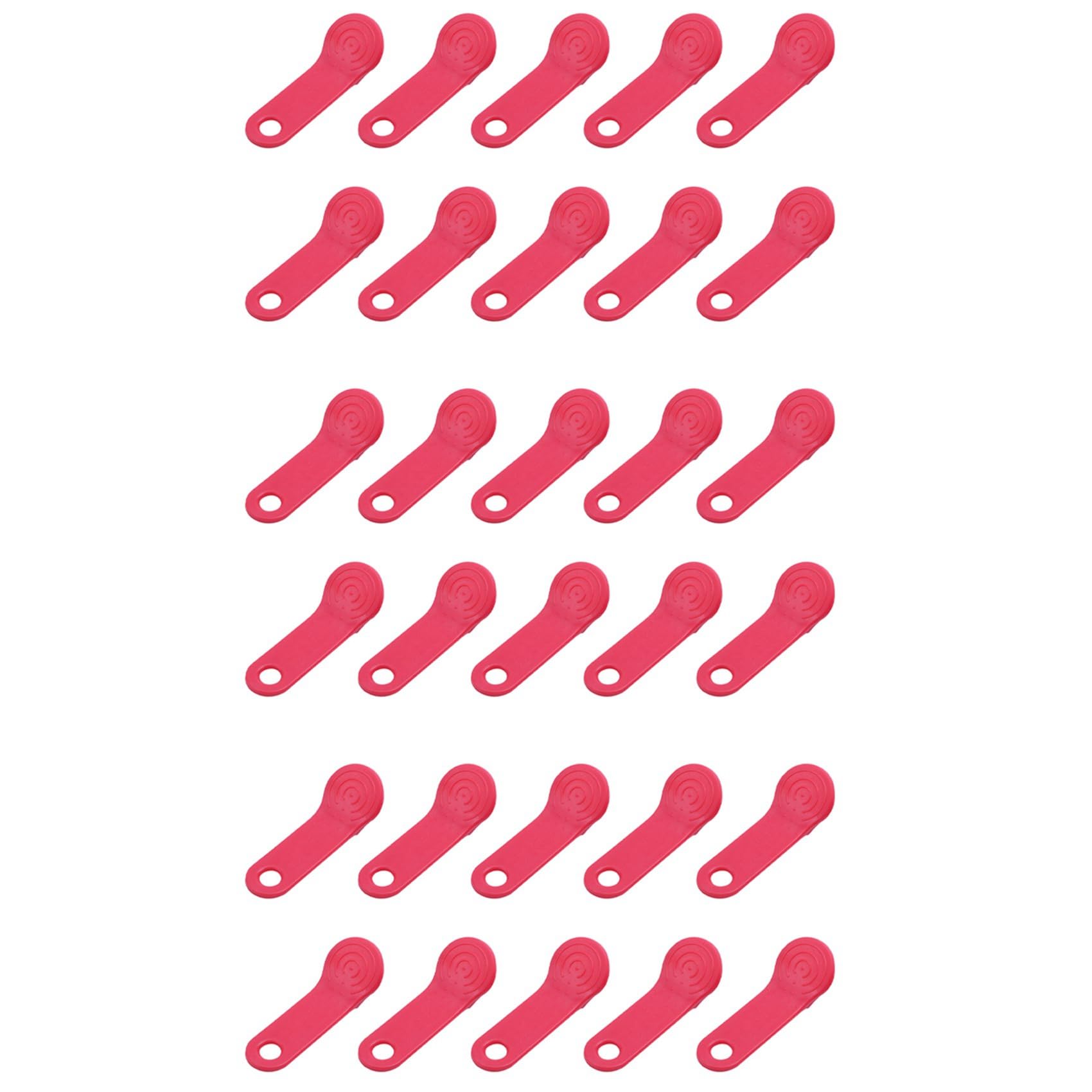 Jnchdghwa Red 30Pcs Ds1990a-F5 Tm Card Ibutton Tag With Wall-Mounted