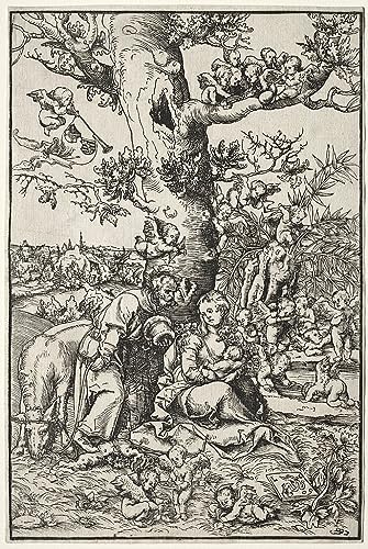 Graffiti Art Mural Retable Lucas Cranach Peinture Poster Impression
