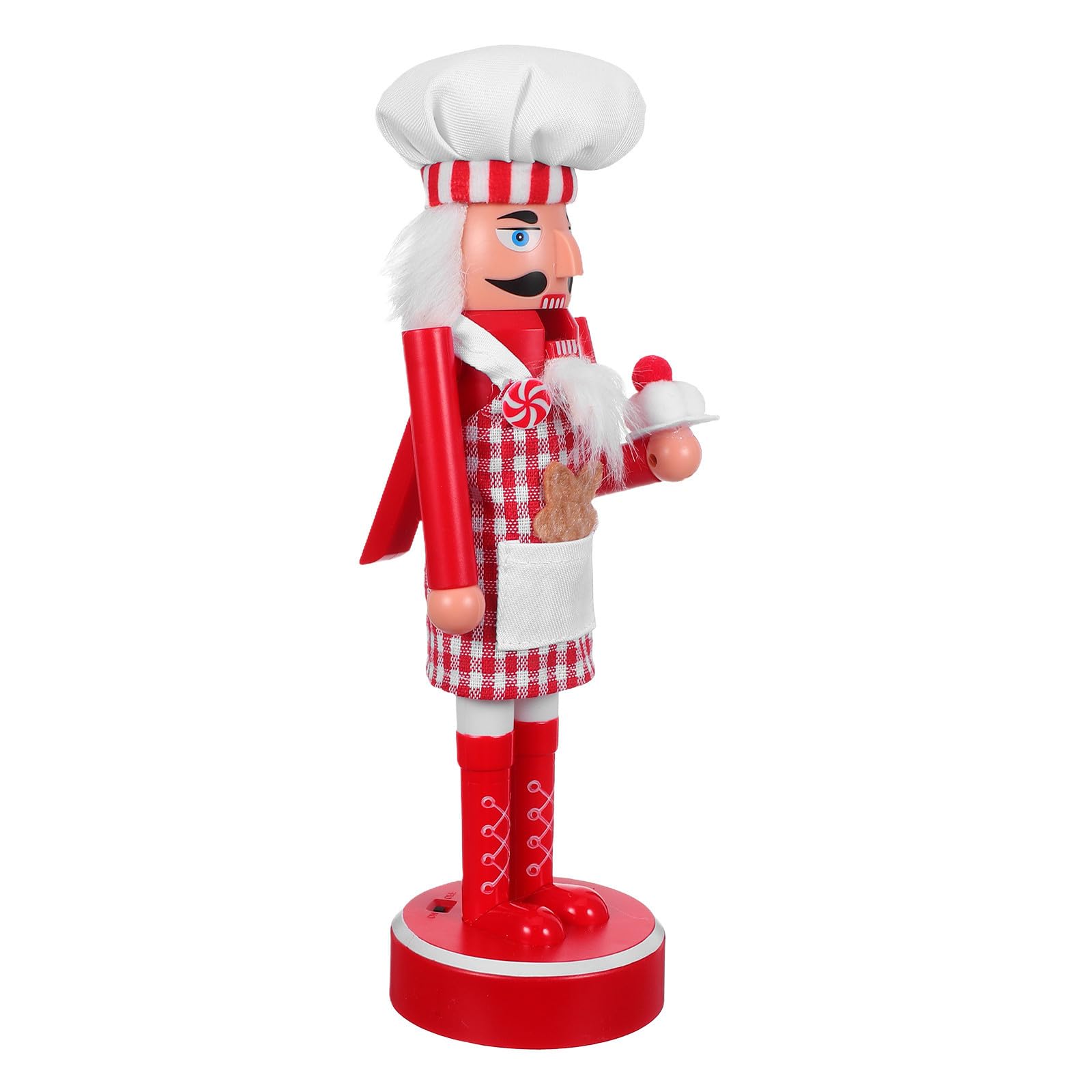 Casse-Noisette Soldat Rouge FOMIYES Figurine Noël Décoration Étagère