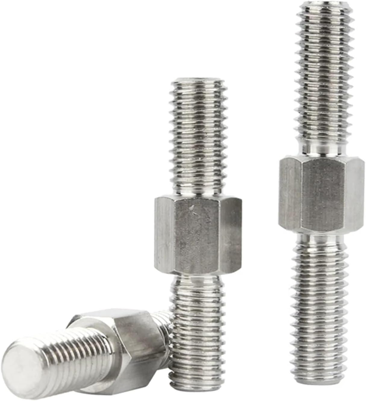 304 Stainless Steel Left Right Thread Double End Thread Rod Positive Negative Thread Bar Stud Screw Bolts M3 M4 M5 M6 M8 M10-M16 1/2/3pcs (Color : 70mm, Size : M14-1pcs)