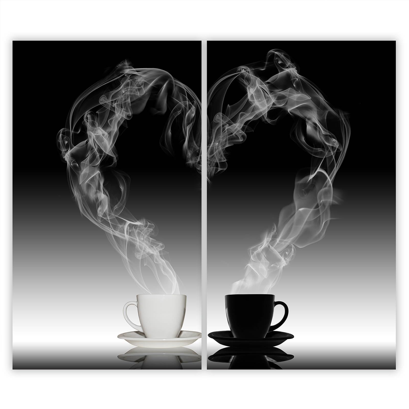 Herdabdeckplatte Ceranfeld Abdeckplatte Herdabdeckung Herdplatten Abdeckungen Induktionskochfeld 2 x 30x52 cm Zweiteilig Kaffee Schwarz