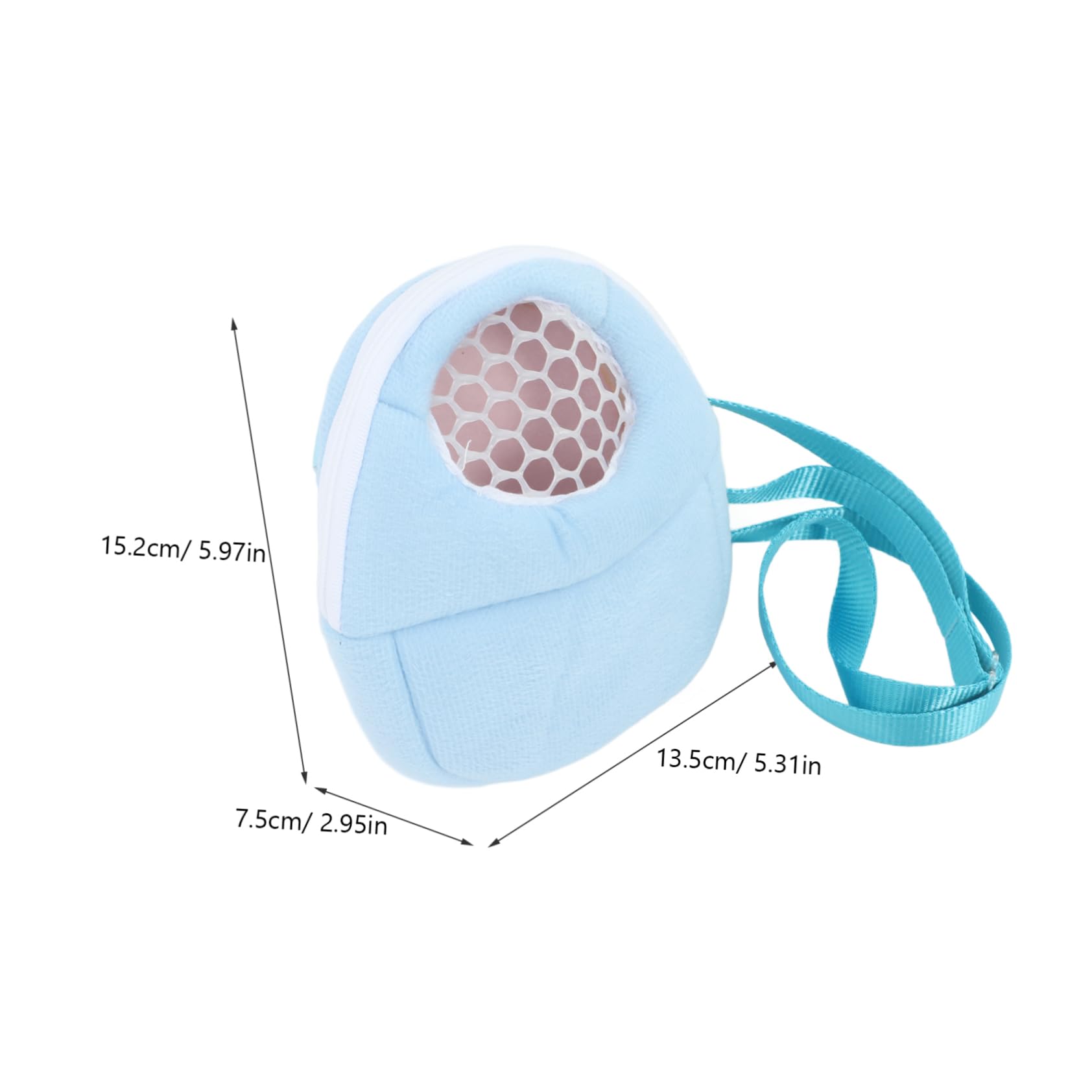 BESPORTBLE Travel-Friendly Hamster Carrier Breathable Mesh Bag for Small Animals Soft Lining Shoulder Strap