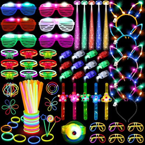 Fournitures de fête phosphorescentes pour animer une soirée sans électricité