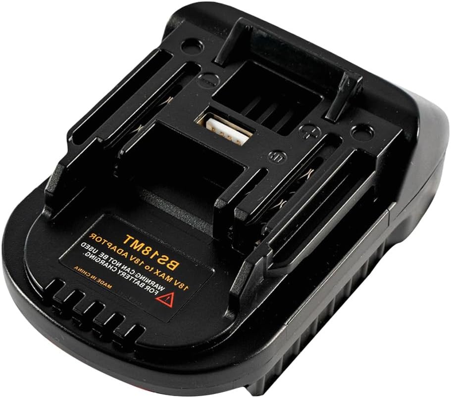 Lithiums Battery Adapters for BPS18M DM18M BS18MT Series 20V 18V Voltages Conversion with Overloads Short Circuit Protections ABS Power Adapters for Cordless Tools