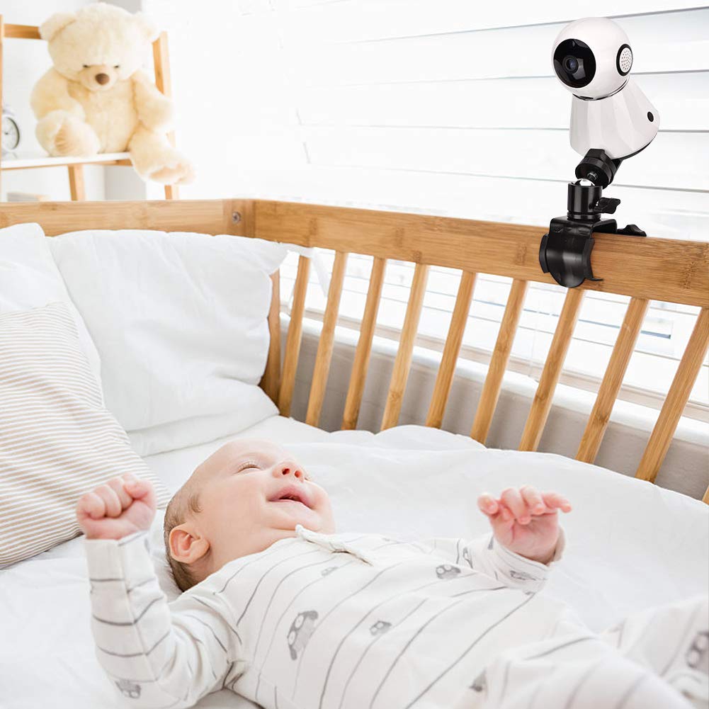 Soporte Universal para Monitor de Bebé con Montaje Flexible, Compatible con Cuna y Pared, Instalación Sin Herramientas