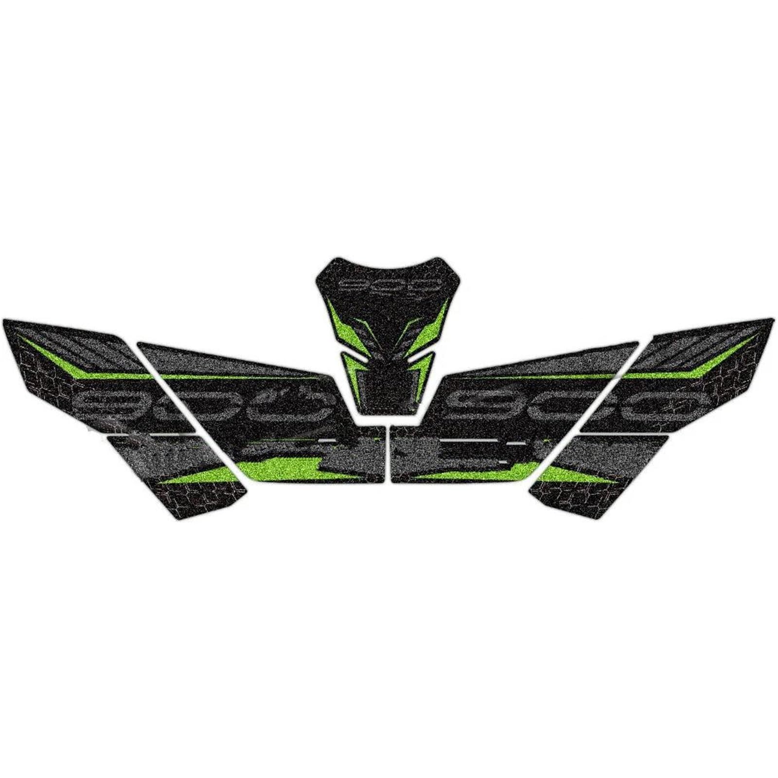 Motorcycle Anti-Slip Tank Pad Sticker Knee Grip Protection Decal Accessories Waterproof for Kawasaki for Z900 2017-2023 Streetfighter(Color2)