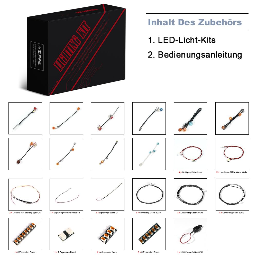 Zestaw oświetlenia LED do Lego 71799 Ninjago City Markets (bez Lego), Zestaw oświetlenia dekoracyjnego do Lego Ninjago City Markets Model budynku Kreatywna zabawka — wersja standardowa