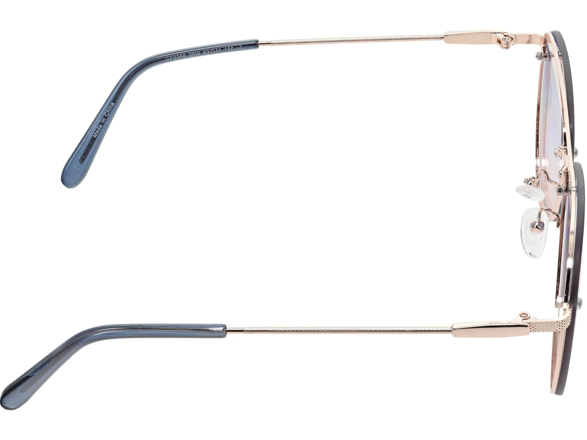 GUESS GF0386 Shiny Rose Gold/Gradient Blue One Size