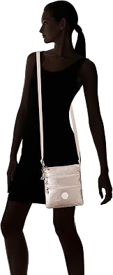 Kipling Womens Keiko Mini Bag, Lightweight Adjustable Purse, Durable Shoulder Sling Crossbody Bag, Metallic Glow, 8 L X 9 H X 1.25 D US