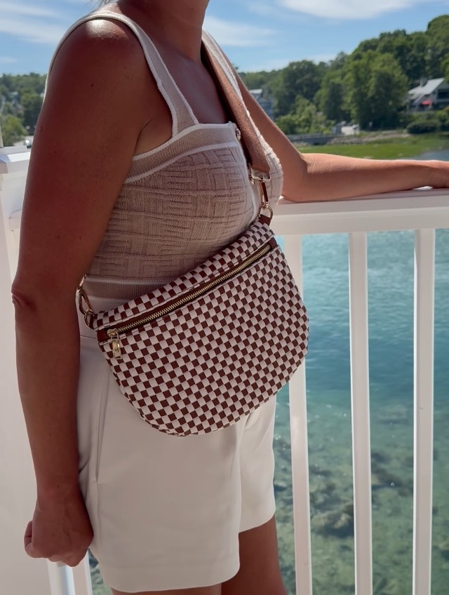 Amazon.com | Babs + Birdie The Fiona | Woven Bum Bag | Stylish