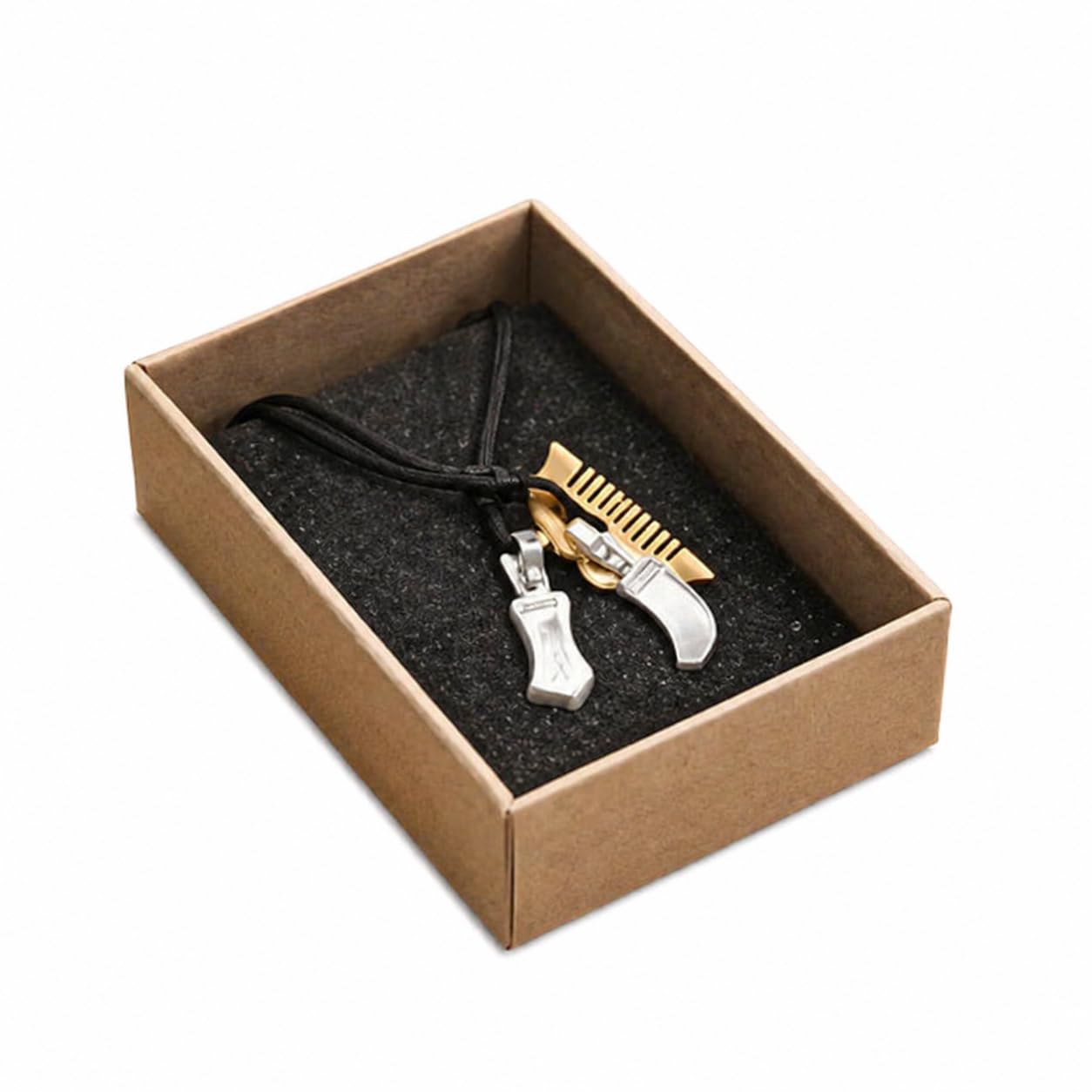 Khanda & Kirpan Locket Necklace – Premium Spiritual Jewelry for Men, Stylish Adjustable Cord with Sikh Religious Symbols of Strength and Faith (Pack of 1)-image-15