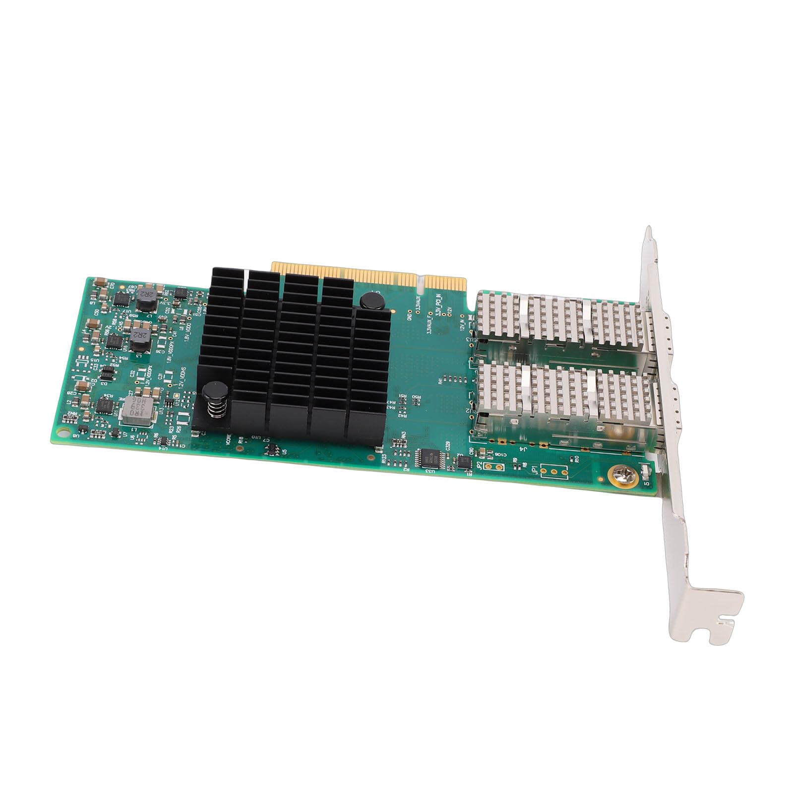 Tosuny Carte Réseau Double Port 10G 25G, Adaptateur Ethernet PCIe avec RDMA et Accélération Matérielle, Faible Latence SFP28 pour Centre de Données Serveur