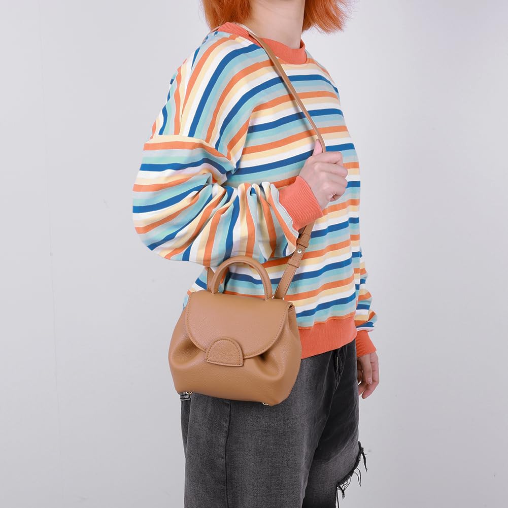 bolsos elegantes para mujer, bolso con asa superior de cuero PU de gran capacidad, bolso sencillo con correa desmontable para viajes al aire libre
