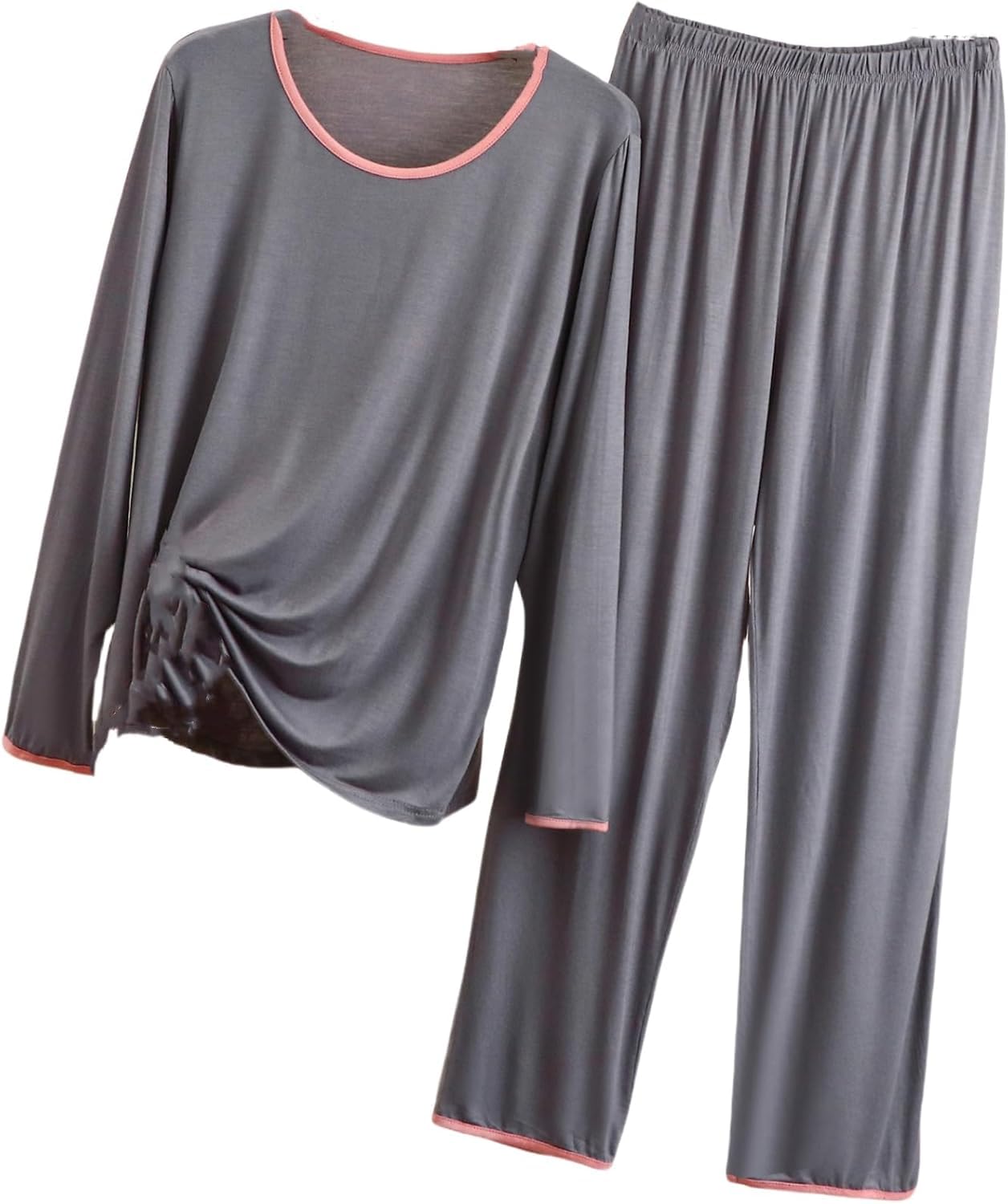 Pyjamas en modal pour femmes : l'élégance du homewear gris confortable