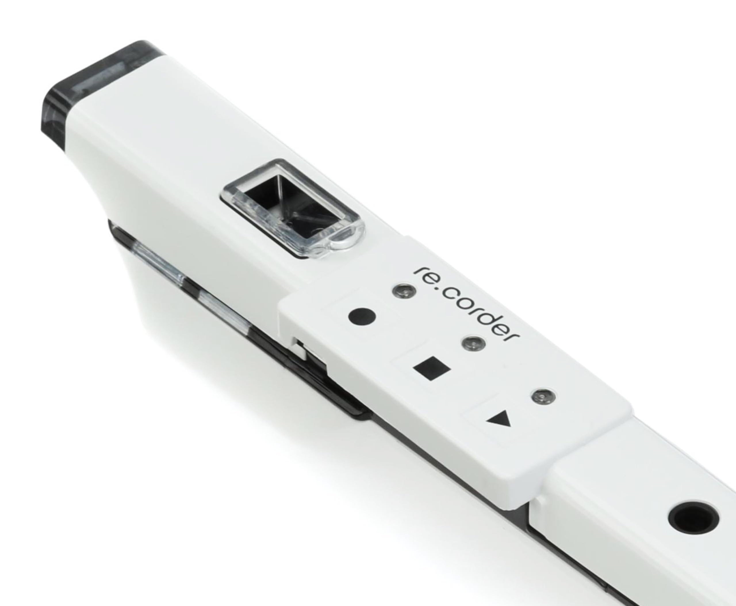 ARTinoise re.corder digitale akustische Flöte kabelloser MIDI-Controller 32 Klangfarben 4 Wiedergabemodi WEISS