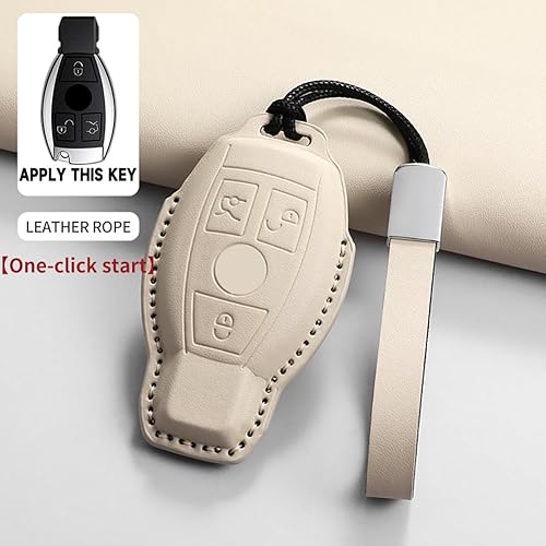 Vista 78 de Funda para llavero Mercedes Benz, Mercedes Benz Key fob Cover Mercedes Benz Llavero Accesorios ZPK, Tipo A02 Naranja