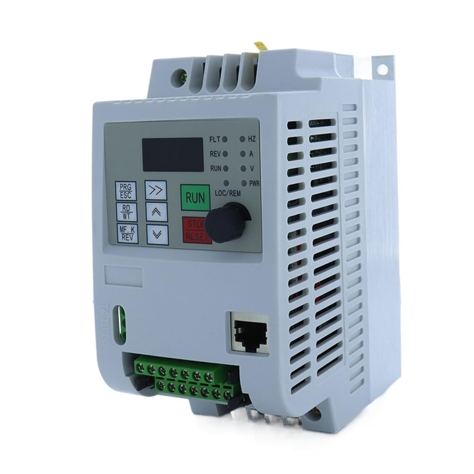CVFRDD 0.75KW/1.5KW/2.2KW/4KW Frequency Inverter Output 3-Phase VFD Frequency Converter Adjustable Speed 220/380V/220 TO 380V(1.5KW 380V(white))