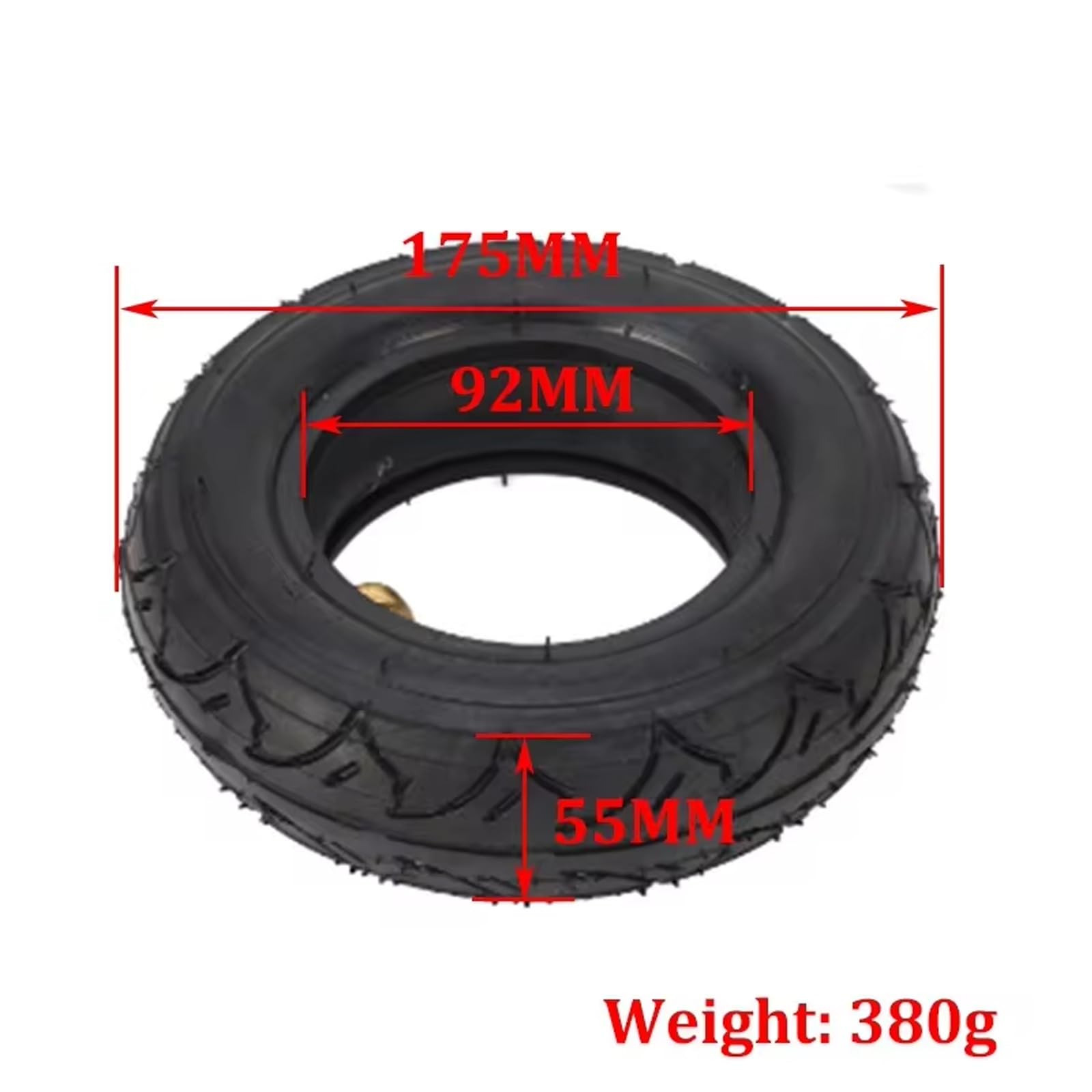 7 cali 175x50 zestaw opon do hulajnogi elektrycznej z gumowym kołem do wózka inwalidzkiego dziecięca wymiana gumowych opon do hulajnogi(2pcs)