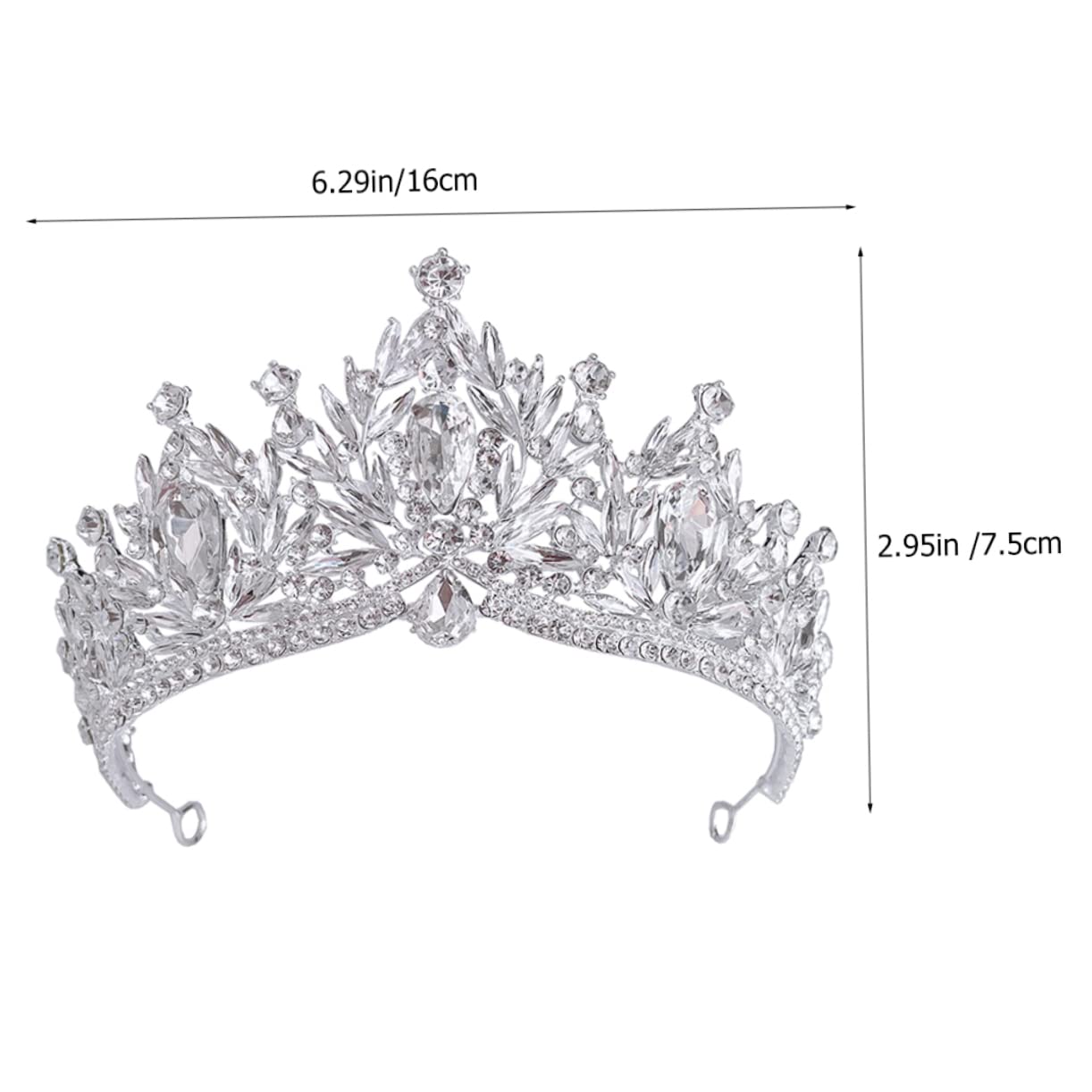 VICASKY 4 Pezzi Sposa con Accessorio per Compleanno Matrimonio e Prom Gioielli Raffinati per Cerimonia