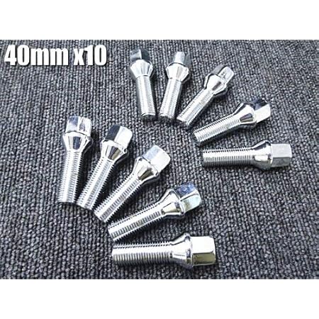 Amazon Bmw F F21 F22 F23 F45 F30 F31 M14 P1 25 60度 テーパーボルト 首下40mm 鏡面仕上げ 10本セット ボルト 車 バイク