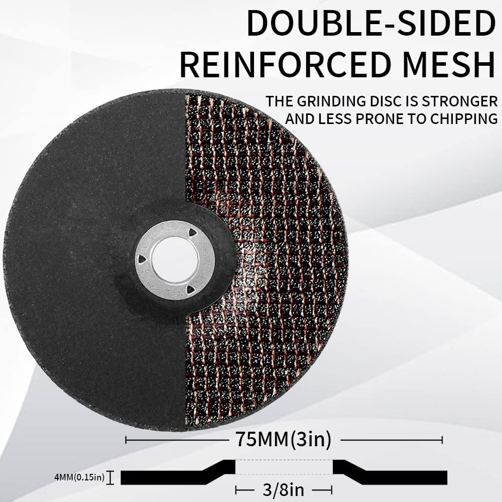 3 Inch Angle Grinder Discs - 10 Pack -3 3 Inch Angle Grinder Discs - 10 Pack -3