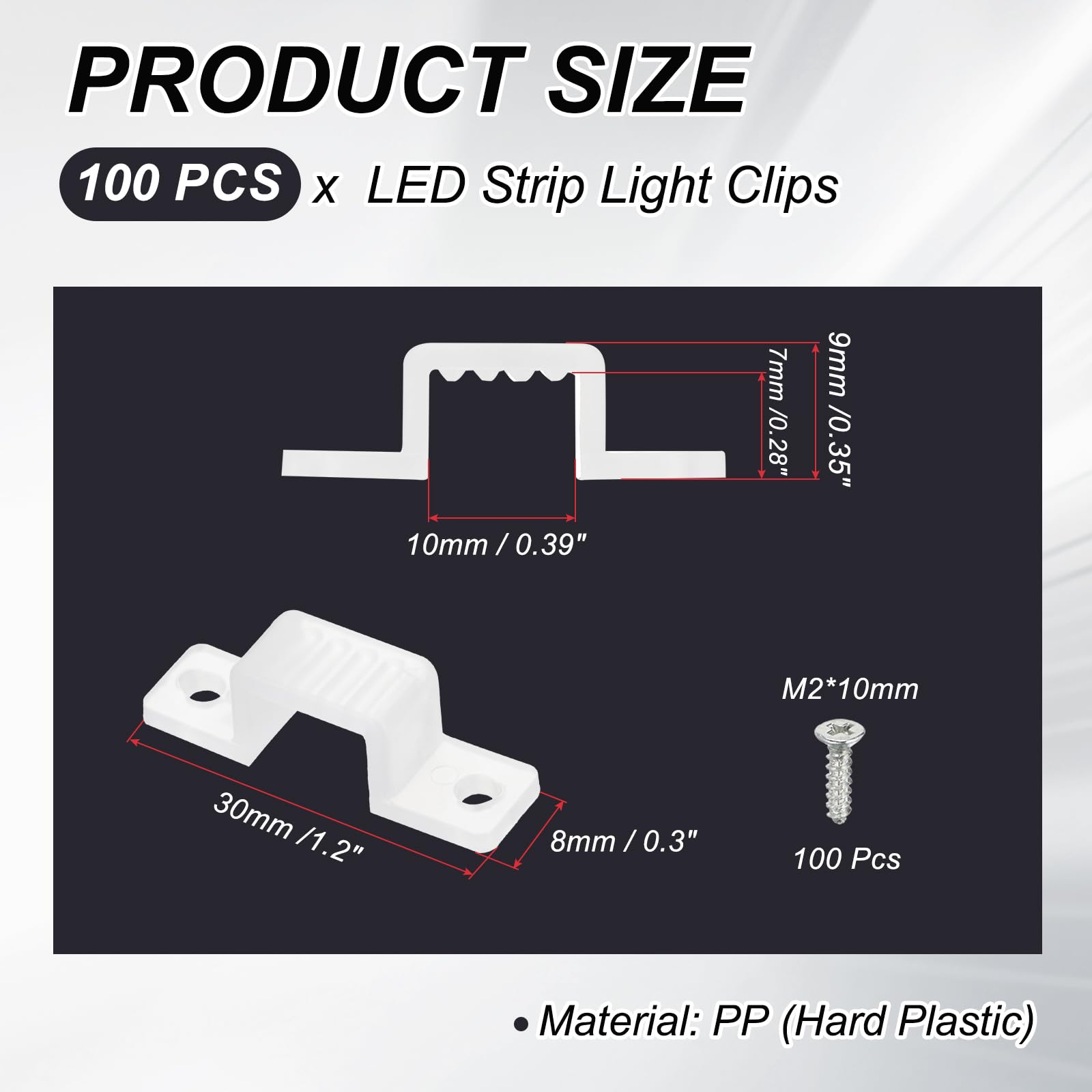 PATIKIL LED Strip Light Clips - Image 2