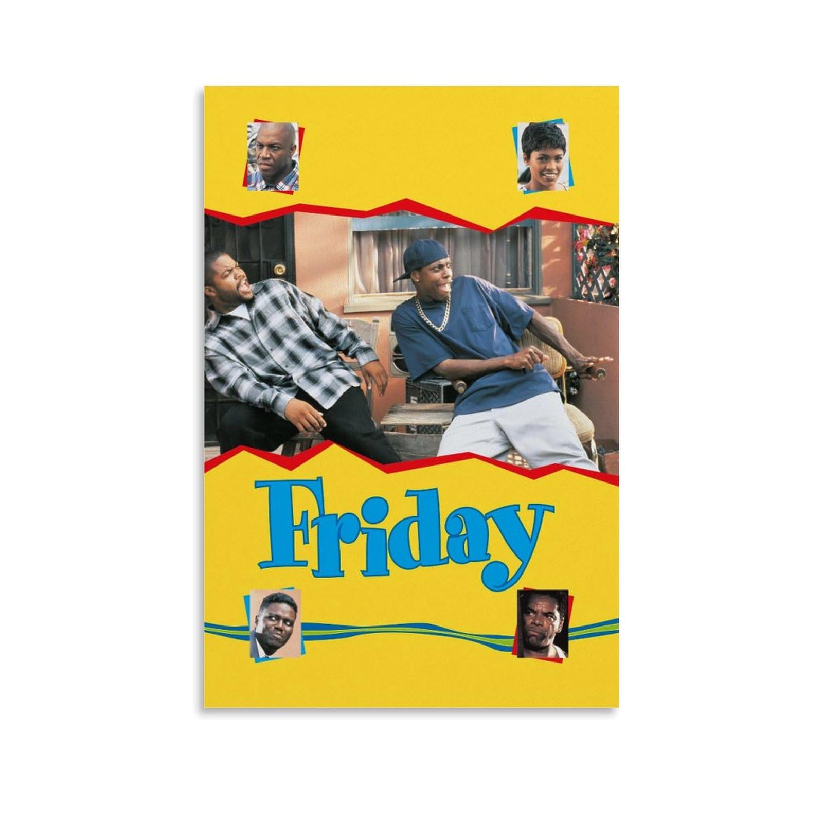 JGNHJC Friday Movie Poster Canvas Art Poster Bedroom Decor Posters 24x36inch(60x90cm), Unframe-style-3