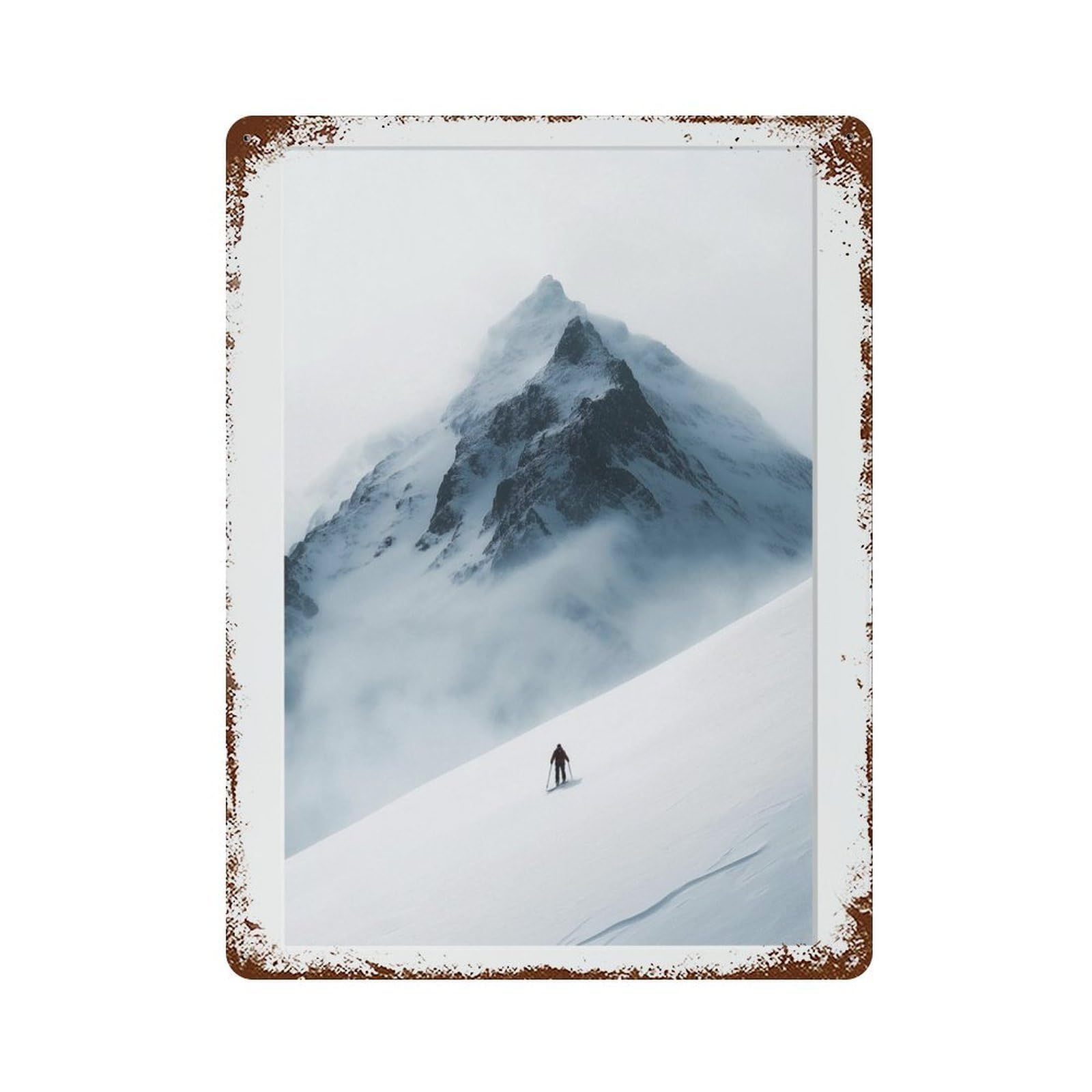 xiaoxiaoshen Mountain Photography S1 Wall Decor Art Metal Tin Poster Modern Home Decor Art Home Bar Shop Decorations Vintage Sign 40x30cm