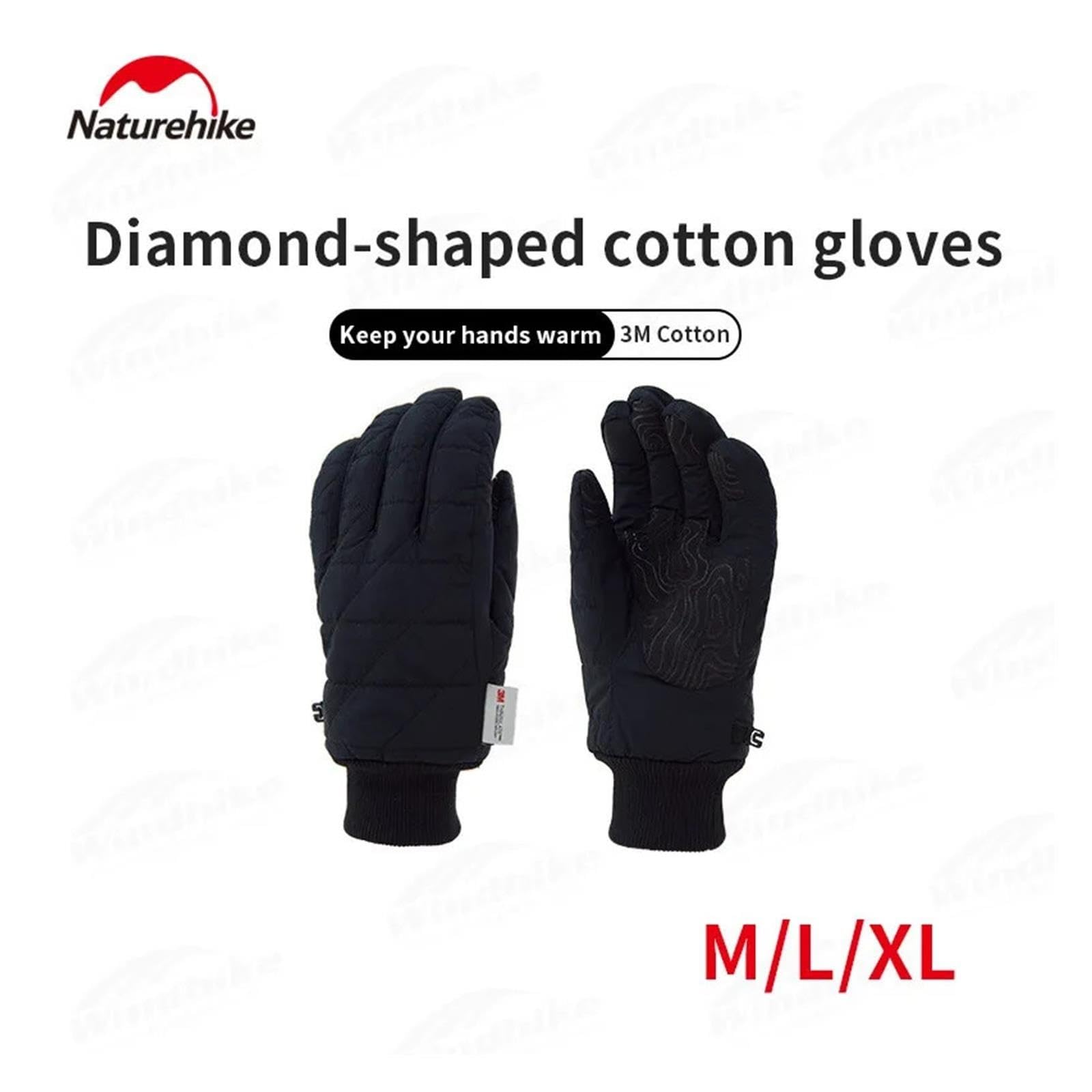 1 Uds. Guantes de algodón de invierno ultraligeros for mantener el calor