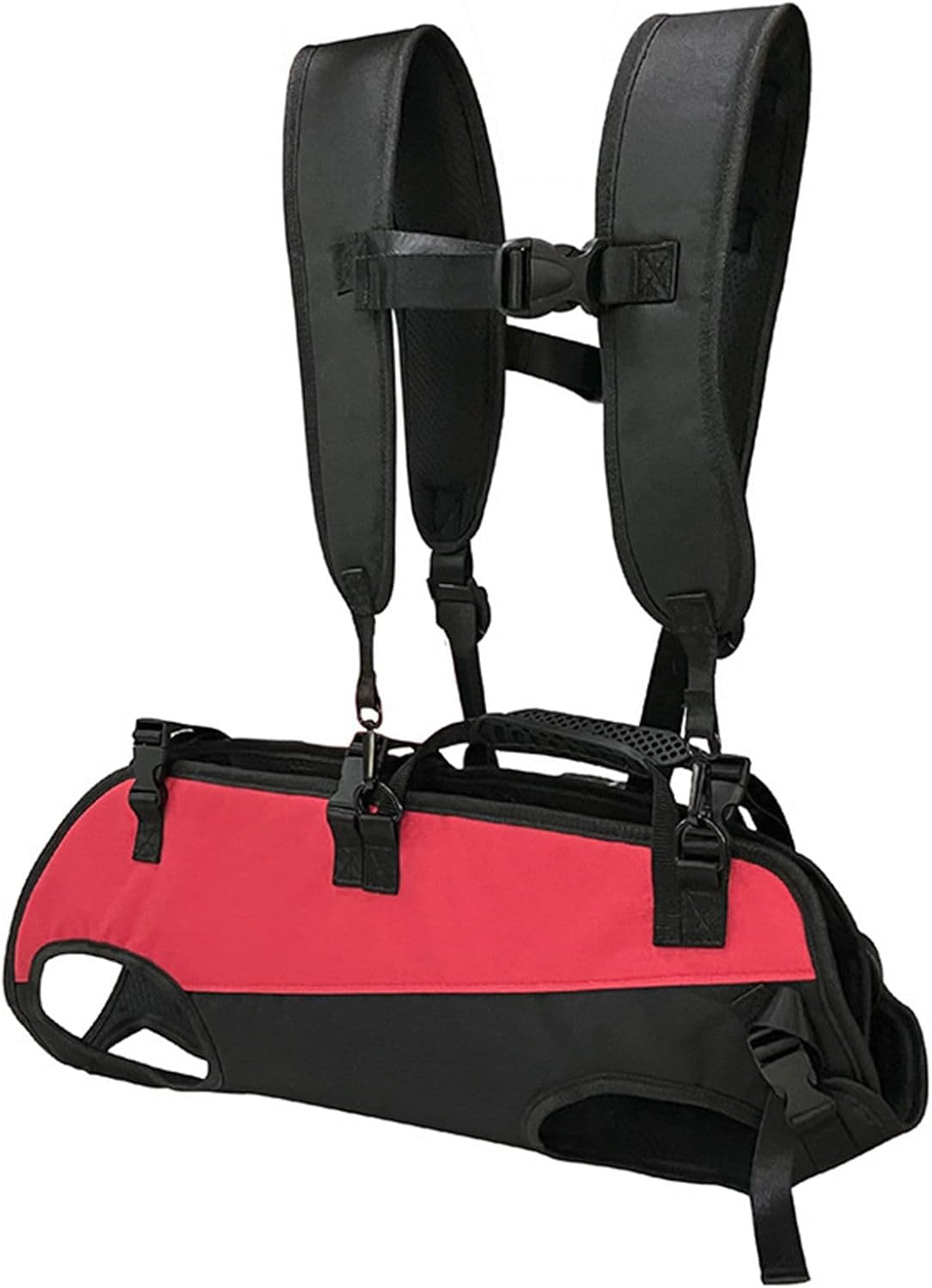 Borsa trasportino per animali domestici, borsa per animali domestici di piccola taglia con tessuto Oxford traspirante, tracolla regolabile, design orizzontale che abbraccia lo zaino