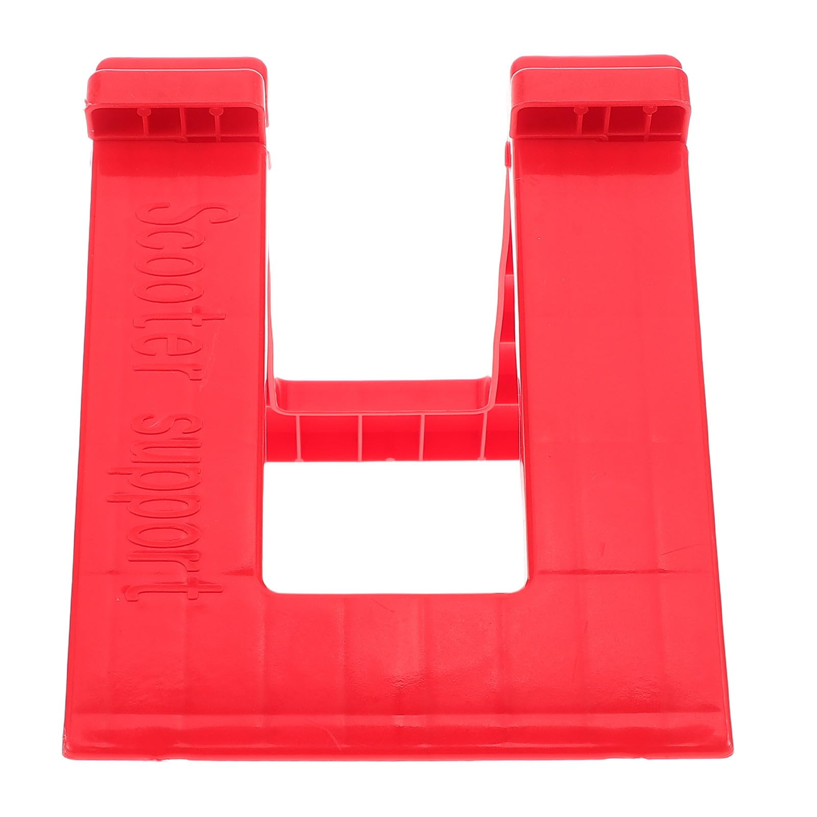 Toyvian Soporte para Bicicleta de Equilibrio y Patinete de Suelo Rojo, Material Pc, Instalación Fácil y Durabilidad, Adecuado Padres