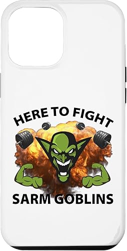 Miniatura 10 de iPhone 11 Here To Fight Sarm Goblins Funny Tren Gym Bodybuilding Case