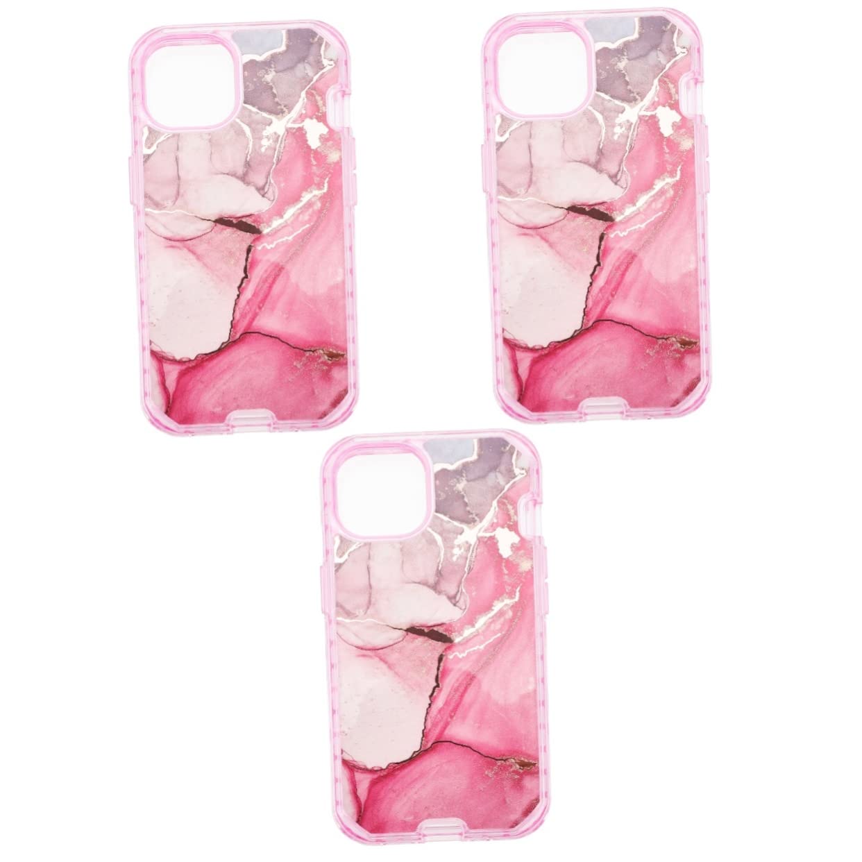HemoblloMarble Phone Case 3pcs Phone Klevercase Anti-fall Cell Case Ip Tpu Battery Case Trendy Phone Cases