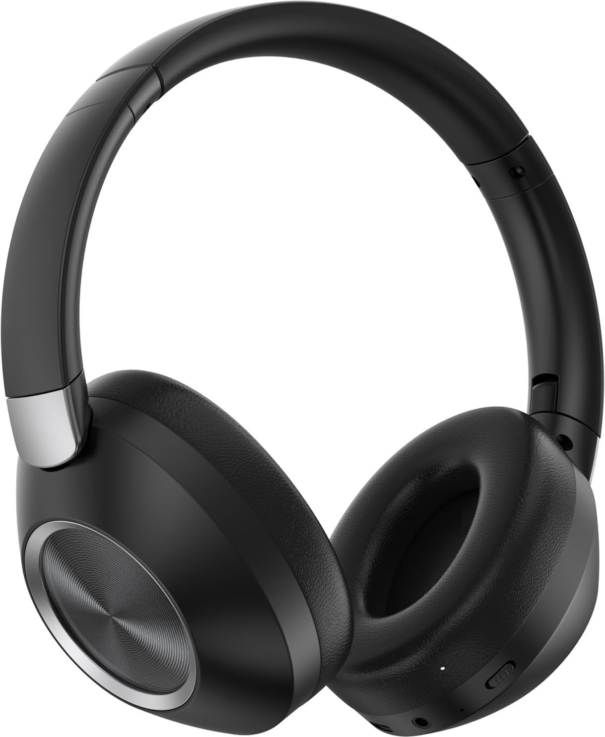 QuietPro A2 Over-Ear Bluetooth Headphones, 60H Playtime, Active Noise Cancelling, Deep Bass, Memory Foam Ear Cups for Apple, Android, Home Office, Travel – Black QuietPro A2 Over-Ear Bluetooth Headphones, 60H Playtime, Active Noise Cancelling, Deep Bass, Memory Foam Ear Cups for Apple, Android, Home Office, Travel – Black