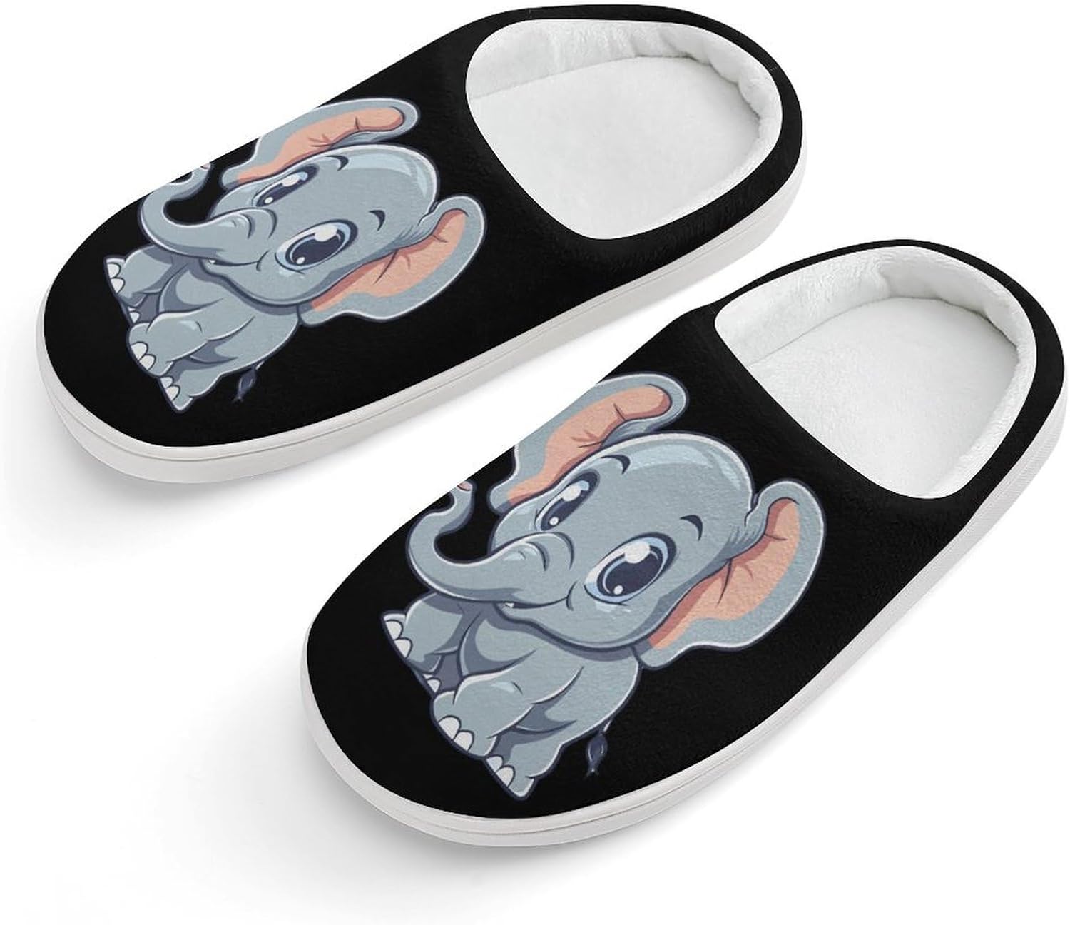 Cute Elephant Cute Cotton Slippers Anti-slip House Shoes Funny Slipper Indoor Outdoor