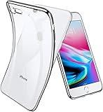 Funda iPhone 7, Funda iPhone 8, Joyguard Funda para iPhone 7/8 Transparente Cristal Silicona Suave Delgado Flexible TPU con Parachoques de Efecto Met?lico Carcasa iPhone 7/8-4.7 Pulgadas - Plata Funda iPhone 7, Funda iPhone 8, Joyguard Funda para iPhone 7/8 Transparente Cristal Silicona Suave Delgado Flexible TPU con Parachoques de Efecto Met?lico Carcasa iPhone 7/8-4.7 Pulgadas - Plata